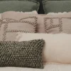 GORREANA COVER PILLOW Camel- 100% Algodão Orgânico com botões de coco - Image 3