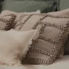 GORREANA COVER PILLOW Camel- 100% Algodão Orgânico com botões de coco - Image 7