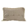 GORREANA COVER PILLOW Camel- 100% Algodão Orgânico com botões de coco - Image 2