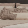 PATCHWORK DUVET COVER Camel- 100% Organic Cotton with coconut buttons - Image 6