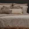 PATCHWORK DUVET COVER Camel- 100% Organic Cotton with coconut buttons - Image 3