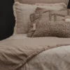 PATCHWORK DUVET COVER Camel- 100% Organic Cotton with coconut buttons - Image 7